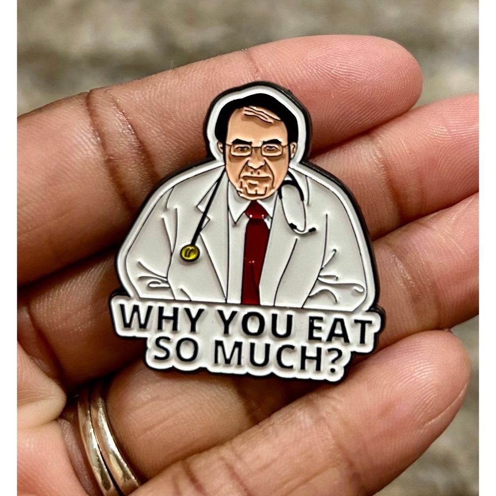 Dr Nowzaradan-Dr Now -Funny- My 600 Lb Life Enamel Pin